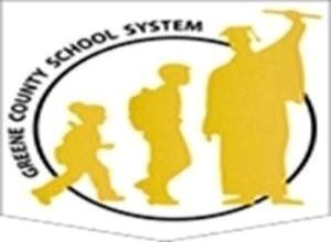 Three gold silhouettes of person from childhood to graduation